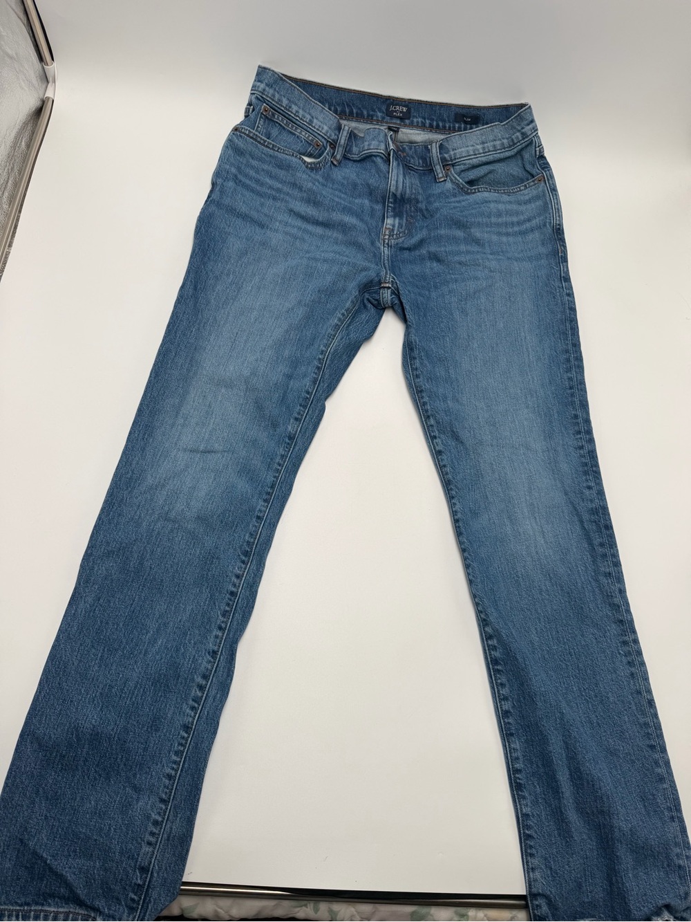 J.Crew Mens Slim Fit Jeans 34x32 Vintage Flex Medium Wash Stretch